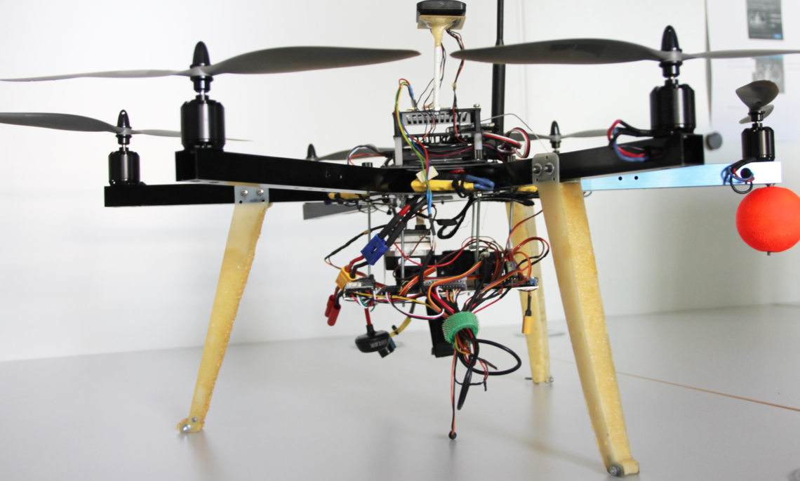 Picture of a drone in the laboratory