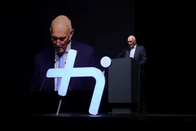 Portrait vom Präsidenten Herrn Schober auf bei seiner Rede auf der 30 Jahr Feier