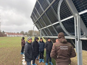 At the Agri-PV plant in Grub (Picture: THI)