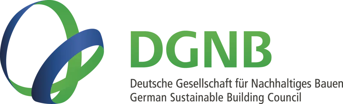 [Translate to English:] Logo Deutsche Gesellschaft für nachhaltiges Bauen