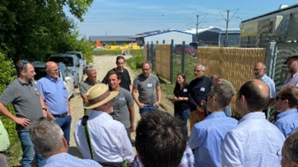 The two GP Joule employees answered the participants' many questions on site – from project development and implementation issues to initial operating experiences.