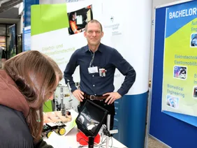 THI erleben: Beim HIT bekamen die Besucherinnen und Besucher Einblicke in Studienangebot und Forschung (Foto: THI).
