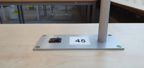 Tischnummerierung in der Bibliothek