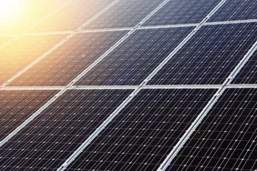 Panel einer Fotovoltaikanlage