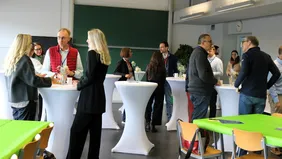 Gut vernetzt mit Blick nach vorn: Der Foresight Day brachte Akteurinnen und Akteure aus unterschiedlichen Bereichen zusammen (Foto: THI).