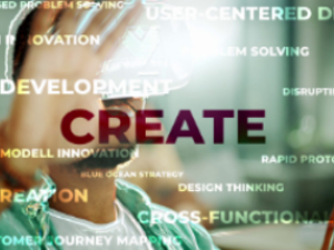 Banner des Bavarian Foresight-Institutes mit Beschriftung Anticipate - Create - Transform