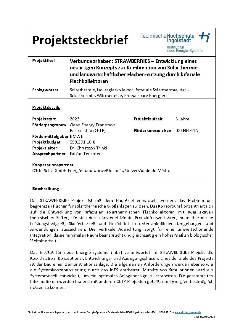 Projektsteckbrief