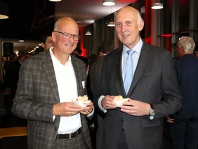 Herr Klimke und Herr Prof. Dr. Schober (Präsident THI) 